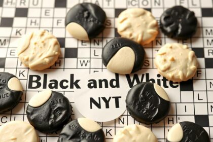 Black and White Cookies NYT Crossword