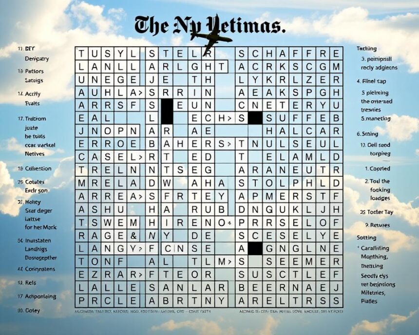 Plane Landing NYT Crossword