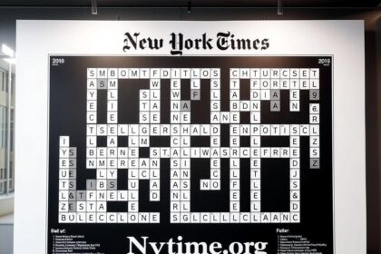 wide display nyt crossword