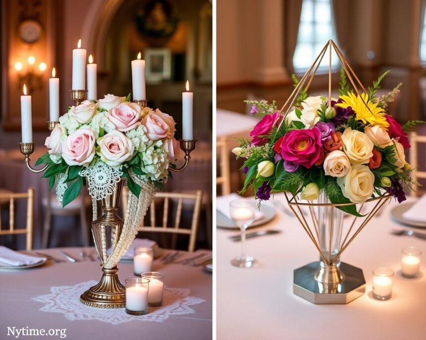 Centerpieces at Wedding Receptions NYT