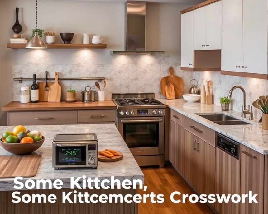 Some Kitchen Counters Crossword Clue