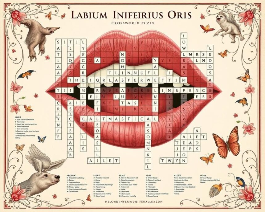 Labium Inferius Oris Crossword