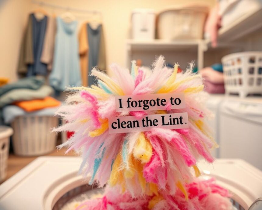 I Forgot to Clean the Lint Basket in The Dryer