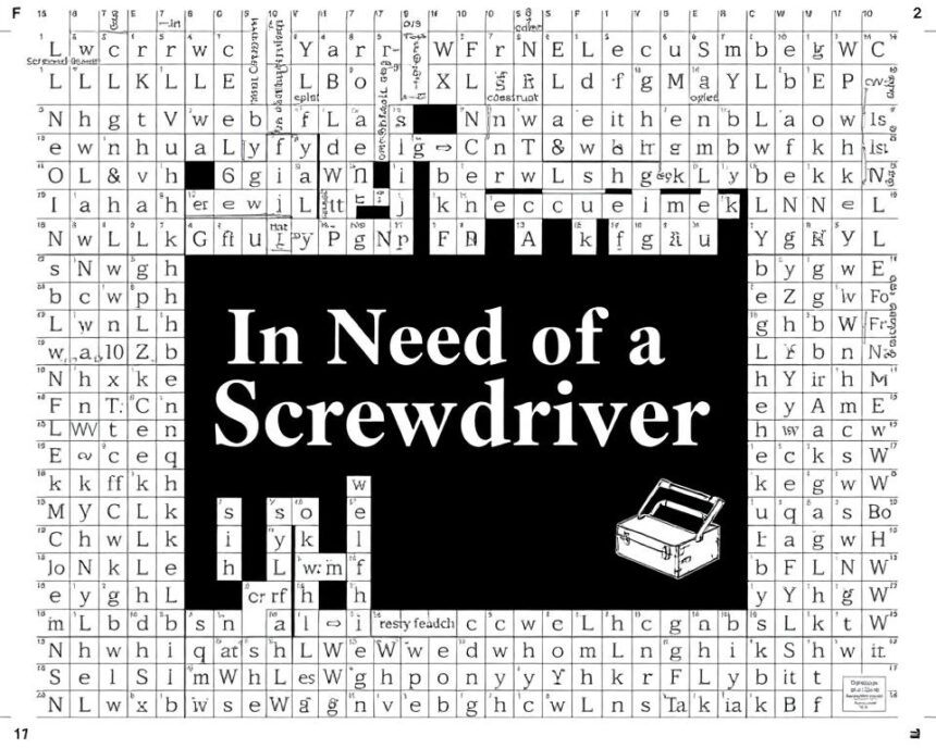 In Need of a Screwdriver NYT