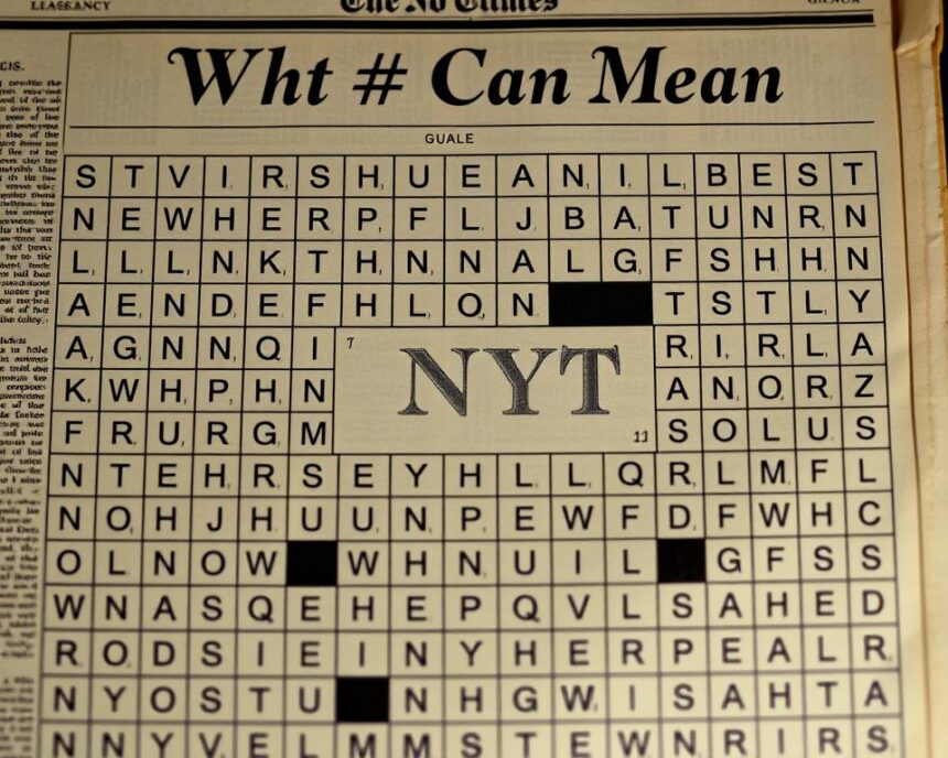 What # Can Mean NYT