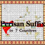 Persian Suffix in 7 Countries