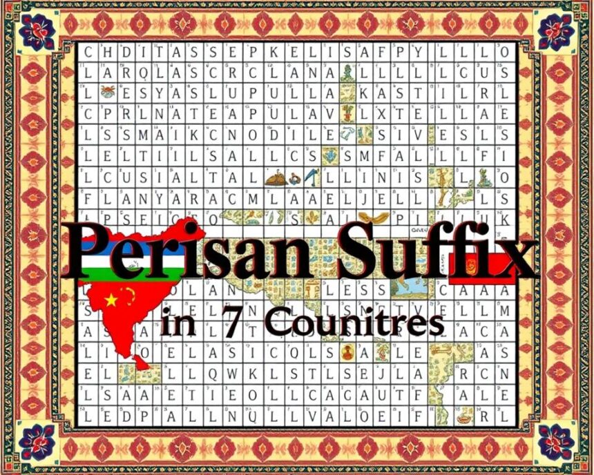 Persian Suffix in 7 Countries