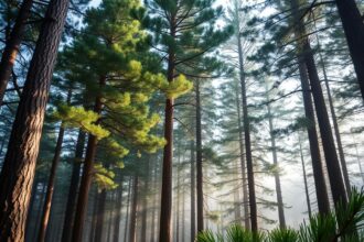 Evergreen Tree With Aromatic Wood