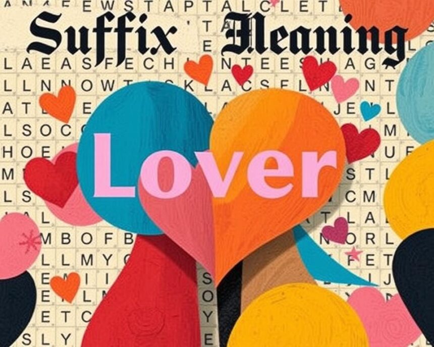 Suffix Meaning Lover of NYT