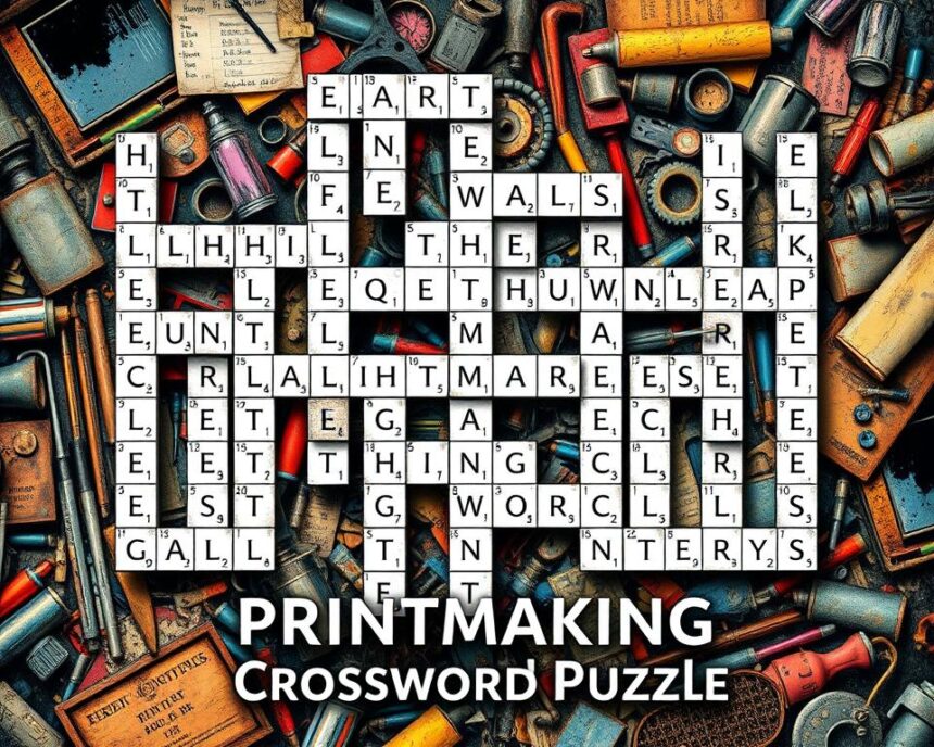 Printmaking Crossword Puzzle