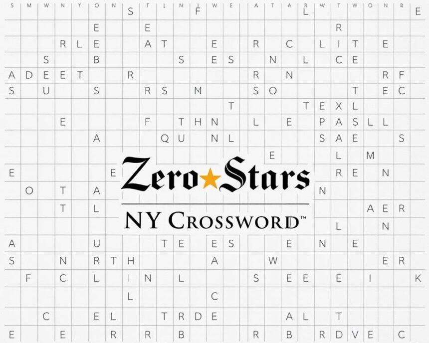 Zero Stars NYT Crossword