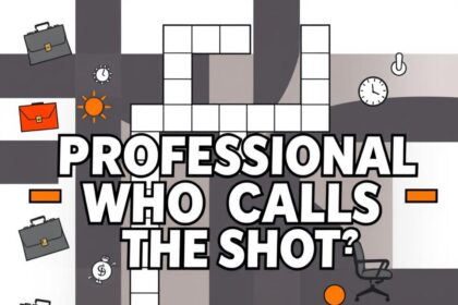 Professional Who Calls The Shots Crossword